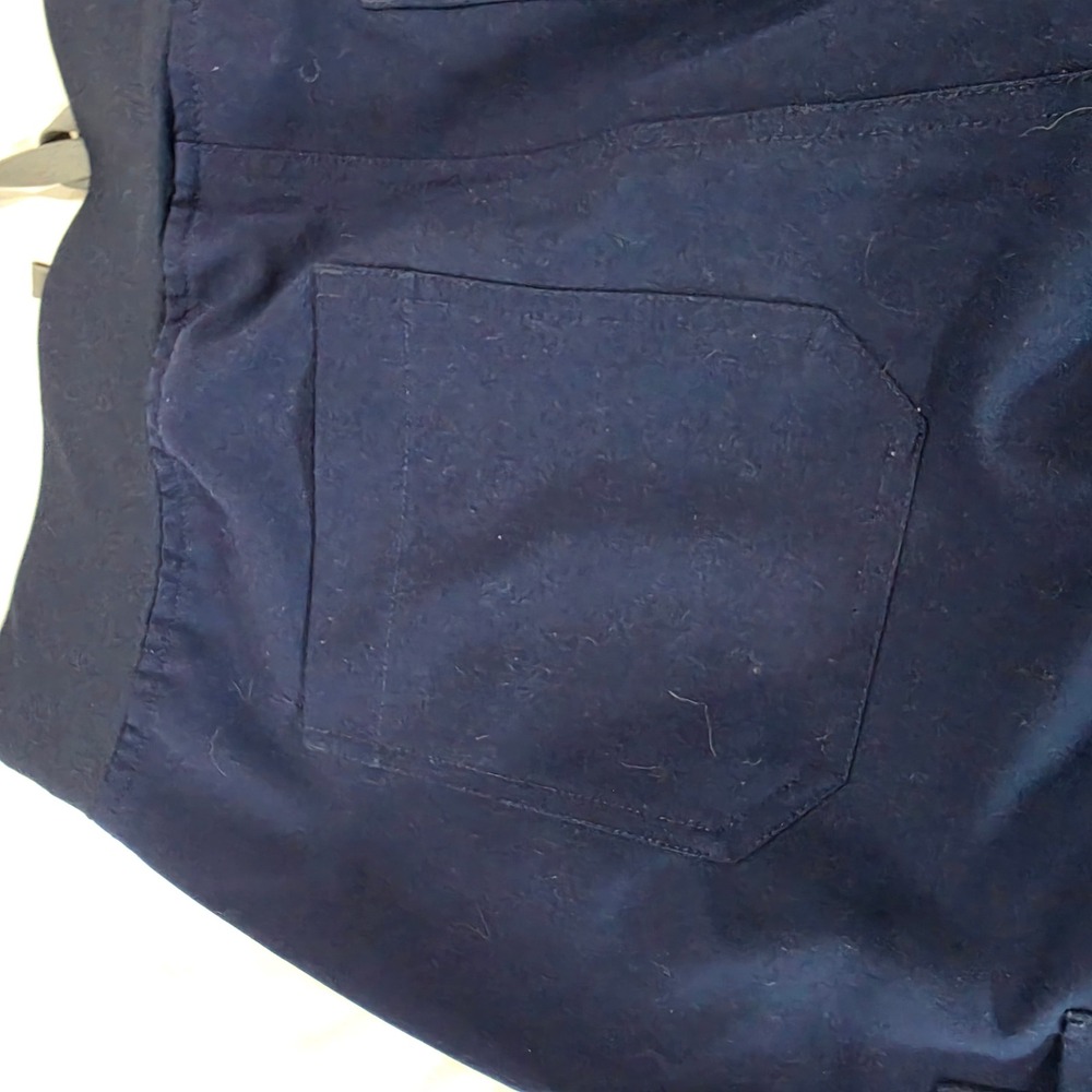FIGS Yola Cargo Scrub Pants Women Small Navy Blue Excellent Straight Leg Multi-P - Picture 12 of 15